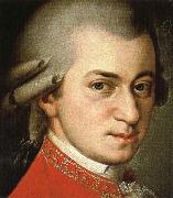 antonin dvorak wolfgang amadeus mozart, painted nearly three decades after his death by barbara krafft oil painting